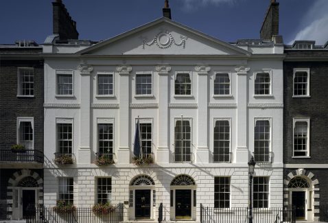 18 Bedford Square Bloomsbury London front elevation