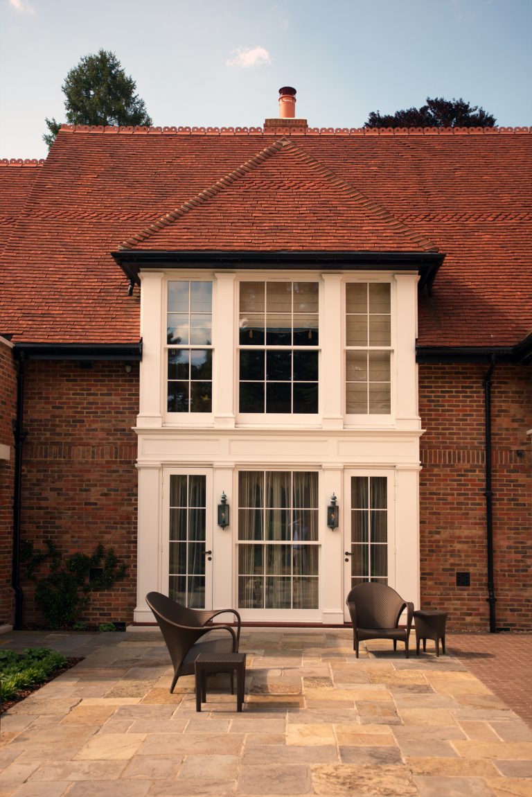Country house transformed bay window