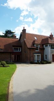 Surrey country house transformed front drive