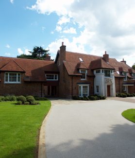Surrey country house transformed front drive