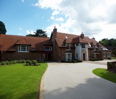 Surrey country house transformed front drive